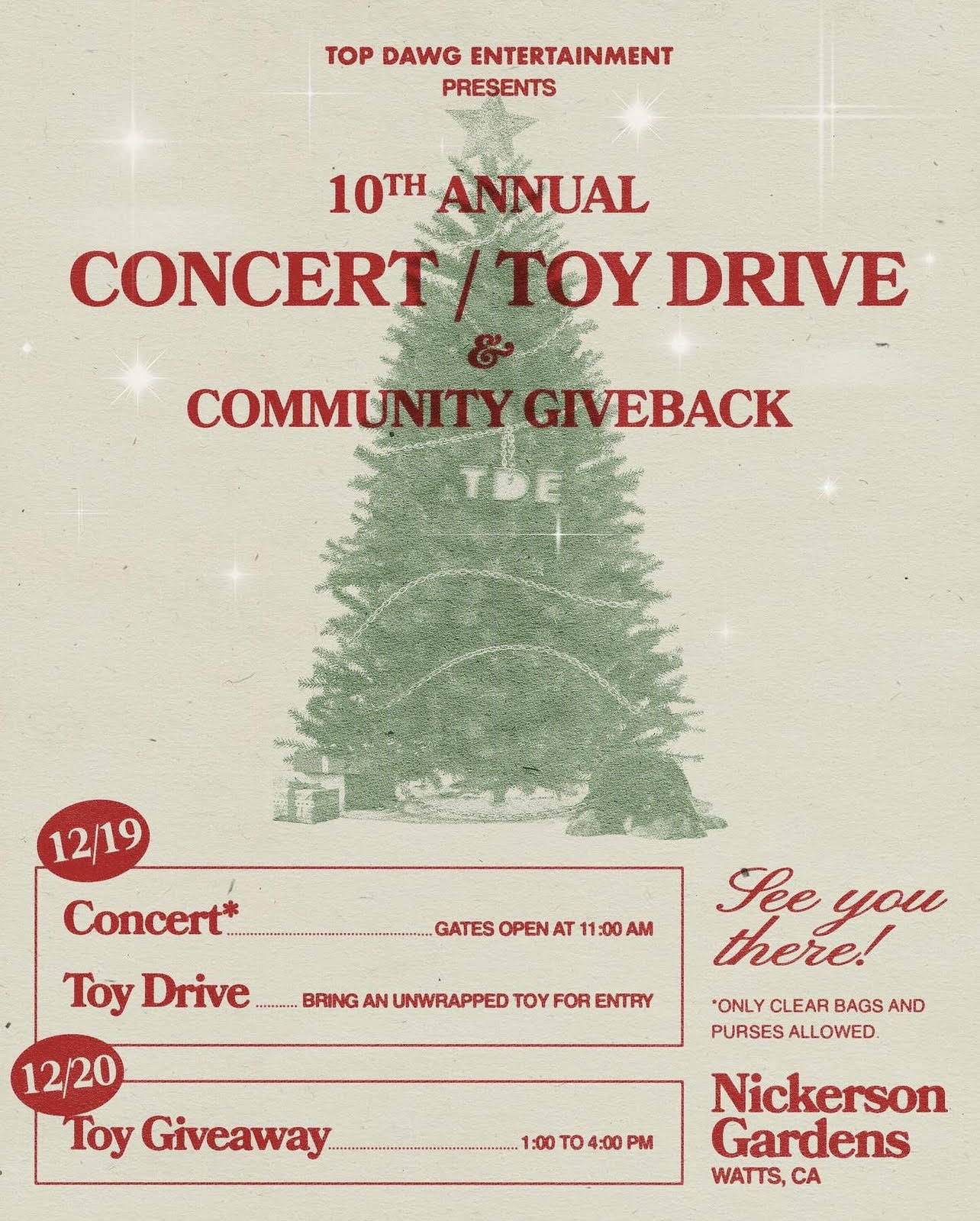 TDE Set To Host 10th Annual Christmas Concert And Toy Drive HOME